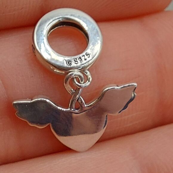 925 Sterling Silver My Angel Infinity Charm - Picture 5 of 5